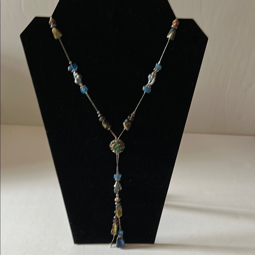 Elegant Multi-Color Beaded Necklace